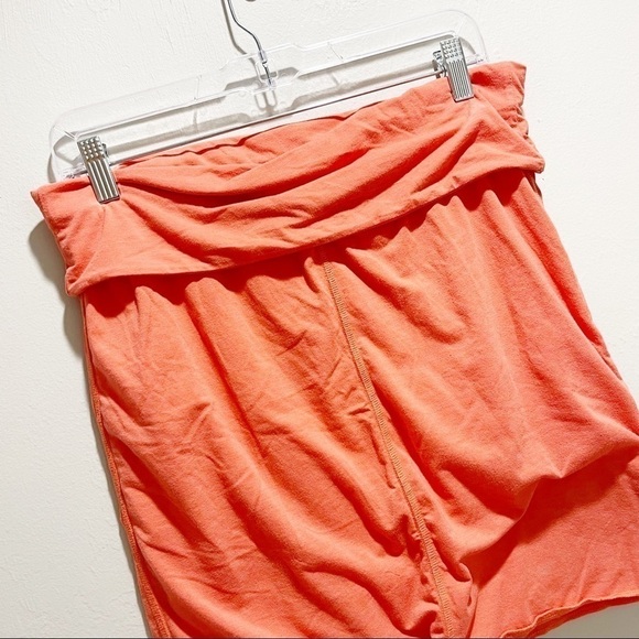 ATHLETA Women’s Orange MIX & MINGLE Foldover Waist Skirt CORAL SUNSET - Picture 5 of 7